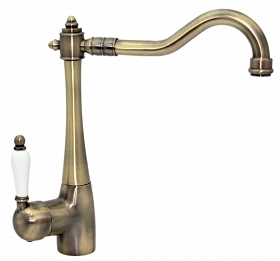 Saleh - Antique Brass Faucet in Retro-style