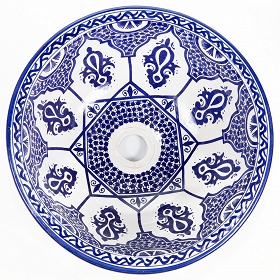 Saba - Blue Counter Sink from Morocco