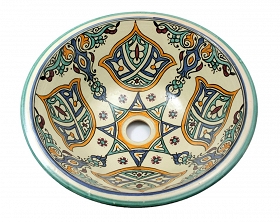 Shaam - Colorful Sink from oriental Morocco  