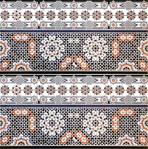 Bandar Border  - Ceramic tiles from Morocco