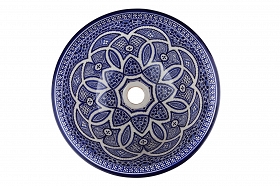 Fati -  hand-painted sink with Morocco