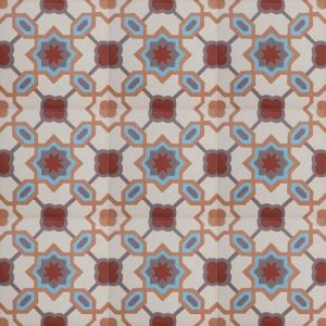Kim - Oriental cement floor tiles 14x14 cm