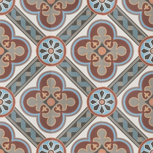 Begonia - Oriental cement floor tiles   