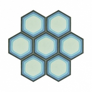 Mordor - Hexagonal cement tiles