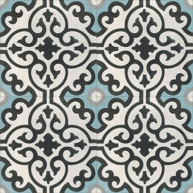 Marlon - SAMPLE - Oriental cement floor tiles